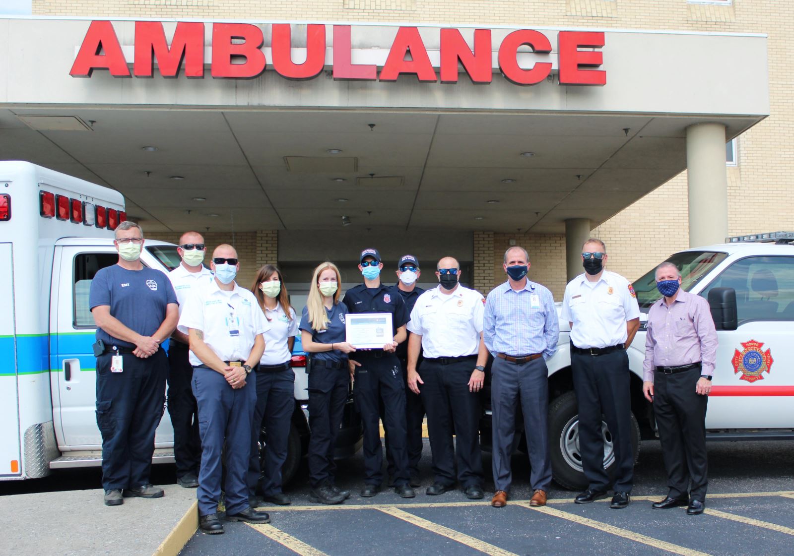 Maury Regional EMS and Columbia Fire & Rescue earn national recognition